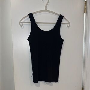 Classic Black Women's Tank Top - Sleeveless Scoop Neck